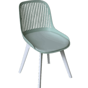 C016-2 - ODGER 直條紋餐椅 (綠)