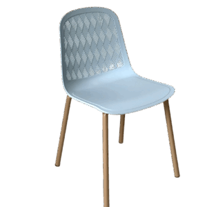 C011-1 - Mesh 網狀餐椅(水藍)