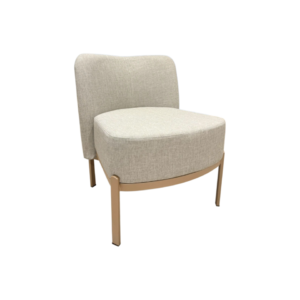 S004-2  - MINERVA 單人開放沙發 (亞麻灰)